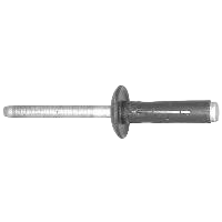 GM split type rivet (Split-Type) 1/4" dia. 3/64"-1/4" grip - Aluminum