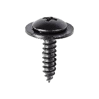 M4.8-1.61 x 19MM Honda SEMS Truss Phillips Head Self-Tapping Specialty Screw - Black E-coat