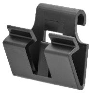 GM retainer clip for front and rear door window molding