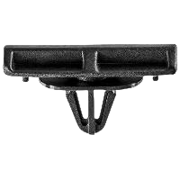 Clip de retenue Chrysler pour moulure de sol, dia. tête 1/2" x 1-1/2" - Nylon noir