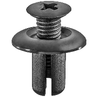 KIA push type retaining clip for bumper, fenders, grille, interior &amp; exterior trim, pillar