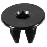 M5.5 Toyota nylon nut for pillar, rocker panel and floor - Black nylon