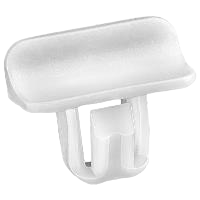 Chrysler Molding Retainer Clip - White Nylon