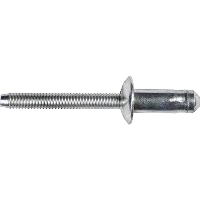 Specialized blind rivet FORD dia. 1/4", socket .268" - .346" - Zinc finished steel