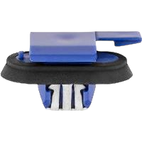 GM sill plate retainer clip with metal reinforcement &amp; sealant - Blue Nylon