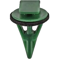 SUBARU Retainer Clip with Sealant for Front Fender Molding - Green Nylon