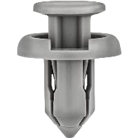 HONDA push-type retaining clip for bumper - Gray nylon