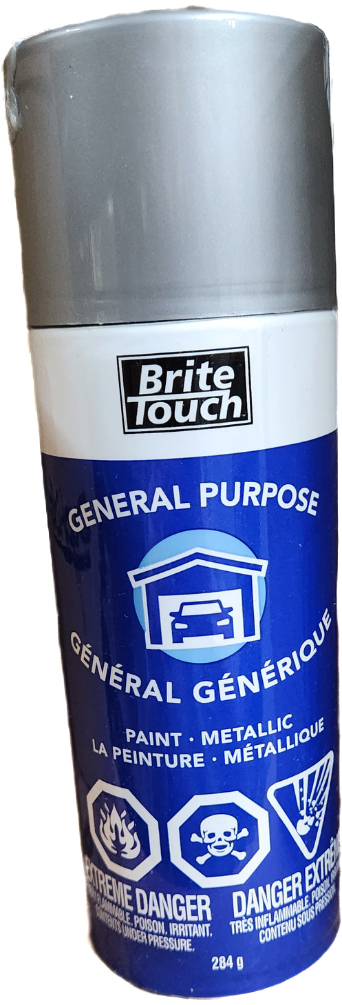 Brite Touch Utilisation générale Gris métallique