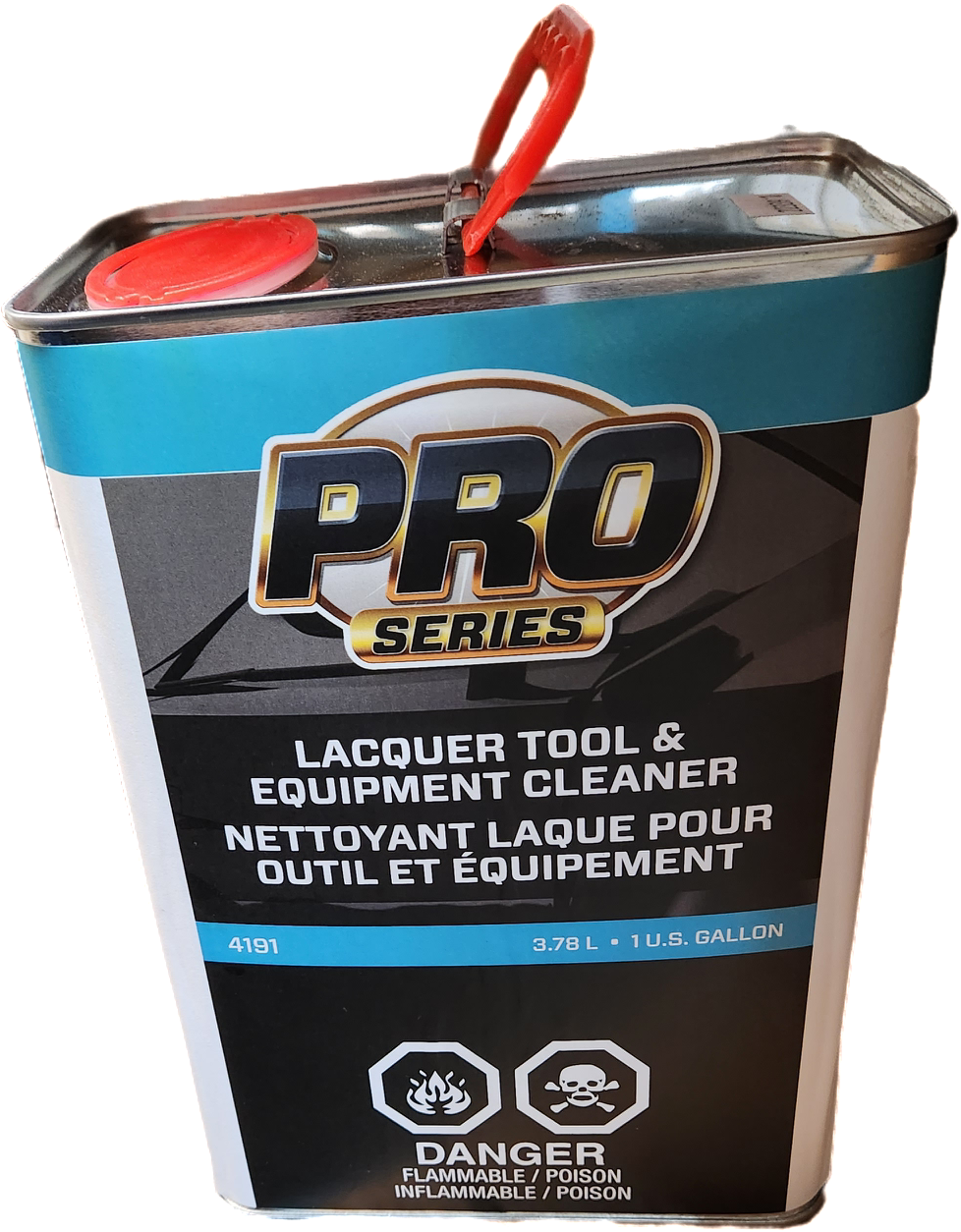 Lacquer cleaner for tools and equipment