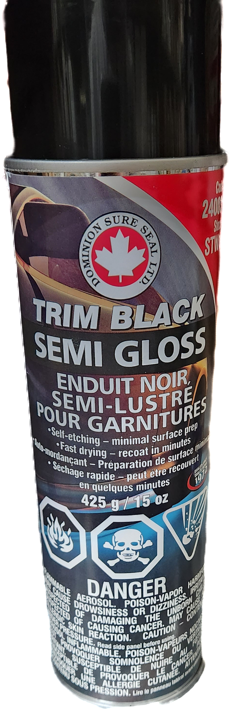 Aerosol Trim Black Semi-Gloss Trim Paint
