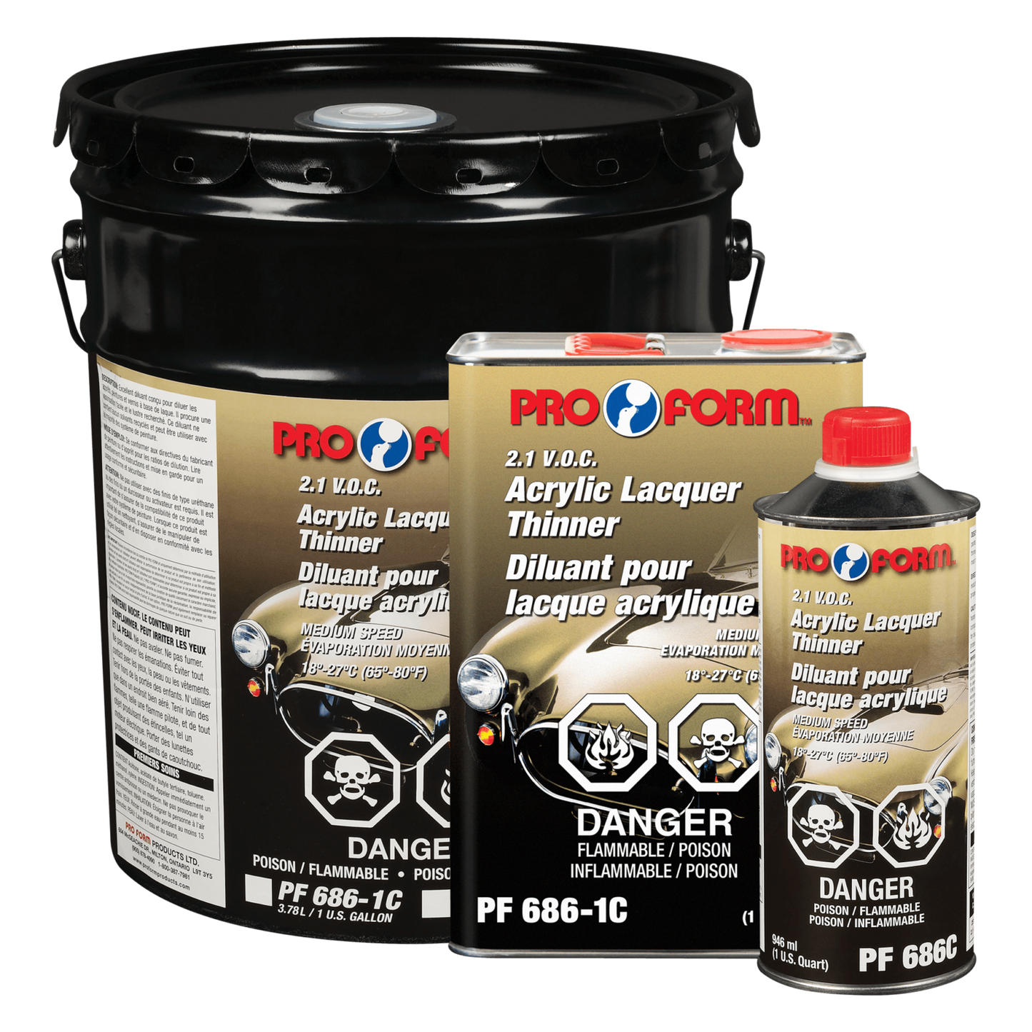 Thinner for acrylic lacquer 2.1 voc