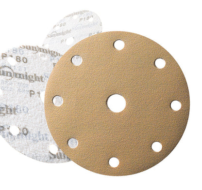 5'' Velcro Disc 8 holes - Gold